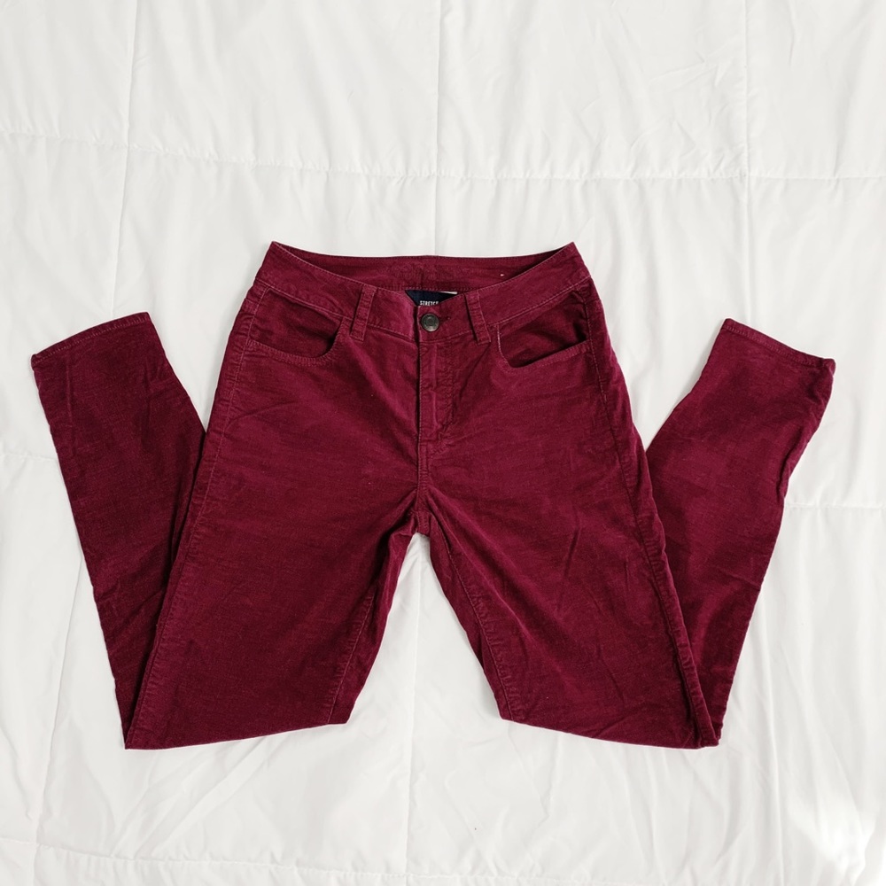 American Eagle Hi Rise Jegging Corduroy Pants